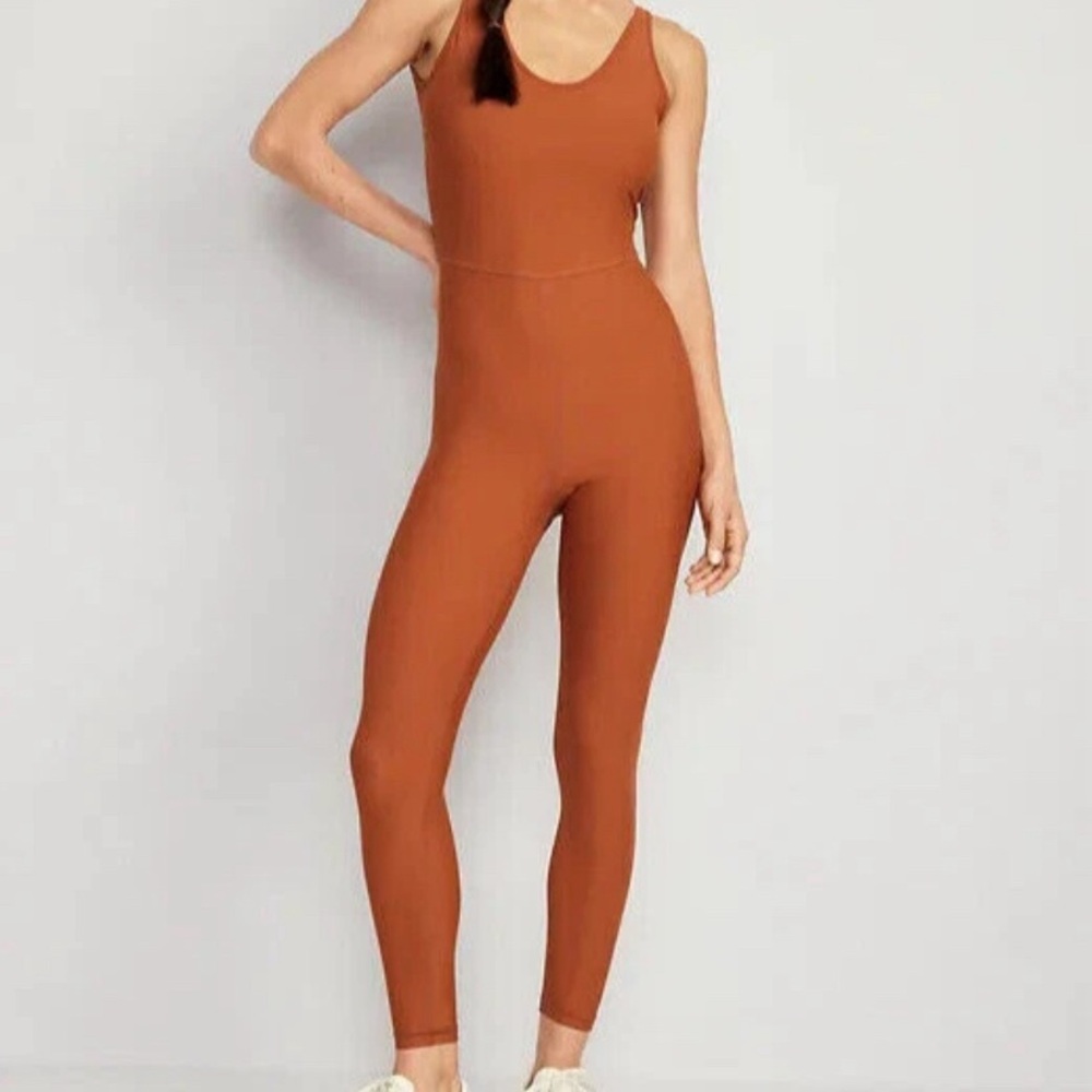 Women's Power soft Rust Jumpsuit